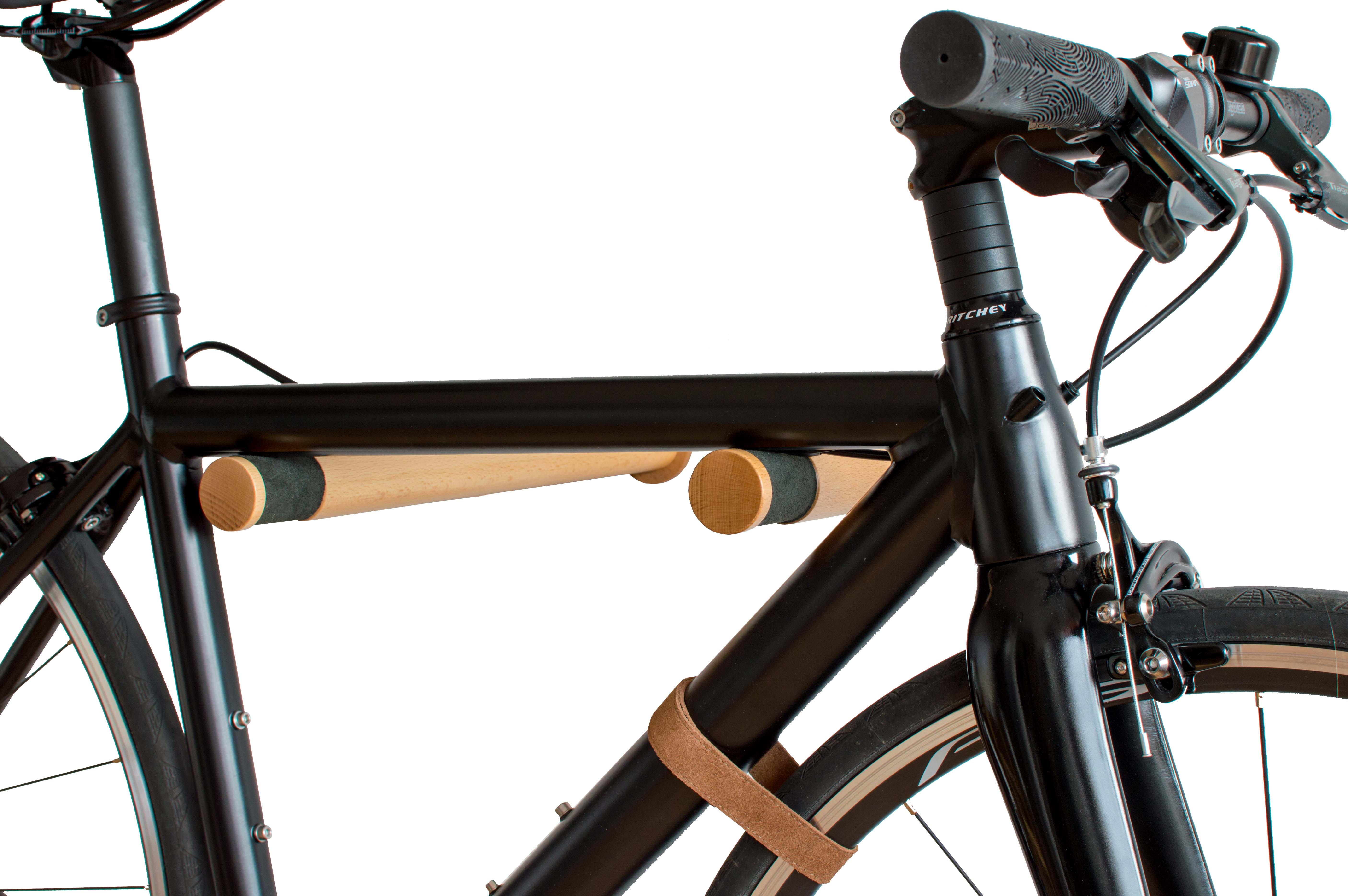 MONBAK Wandhalterung Holz Rennrad Gravelbike Halter MB04