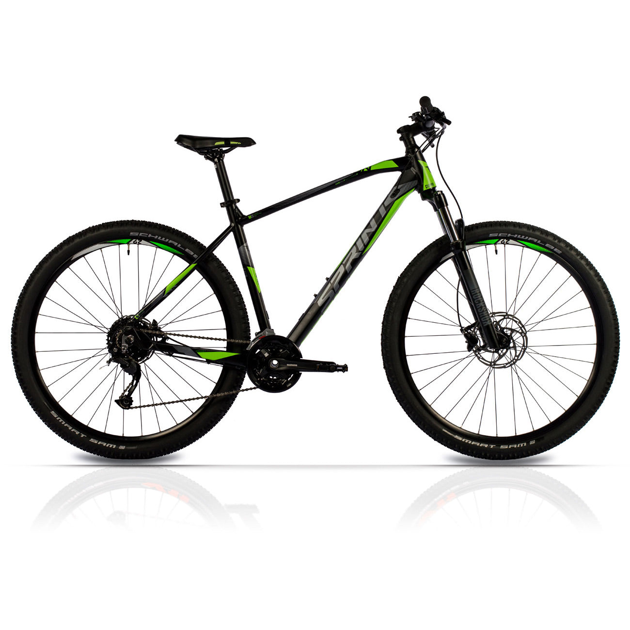 Herren 27,5 Mountainbike Apolon MTB Hardtail Fahrrad 27 Gang Shimano ALIVIO RD-M3100, SGS S-N