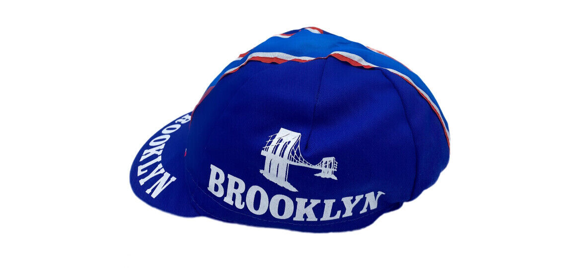 APIS Profi-Rennmützen Retro Style Brooklyn blau