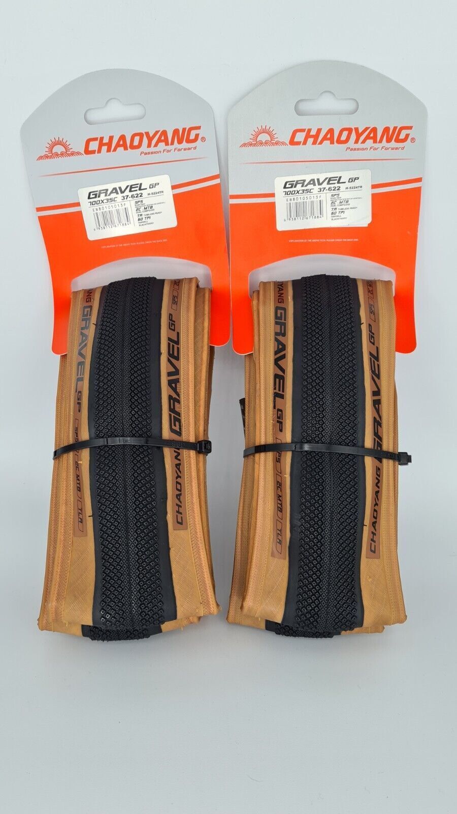 2 Stk. Chaoyang Gravel GP Reifen Tanwall Tubeless Ready Dual Comp 37-622 700x35C