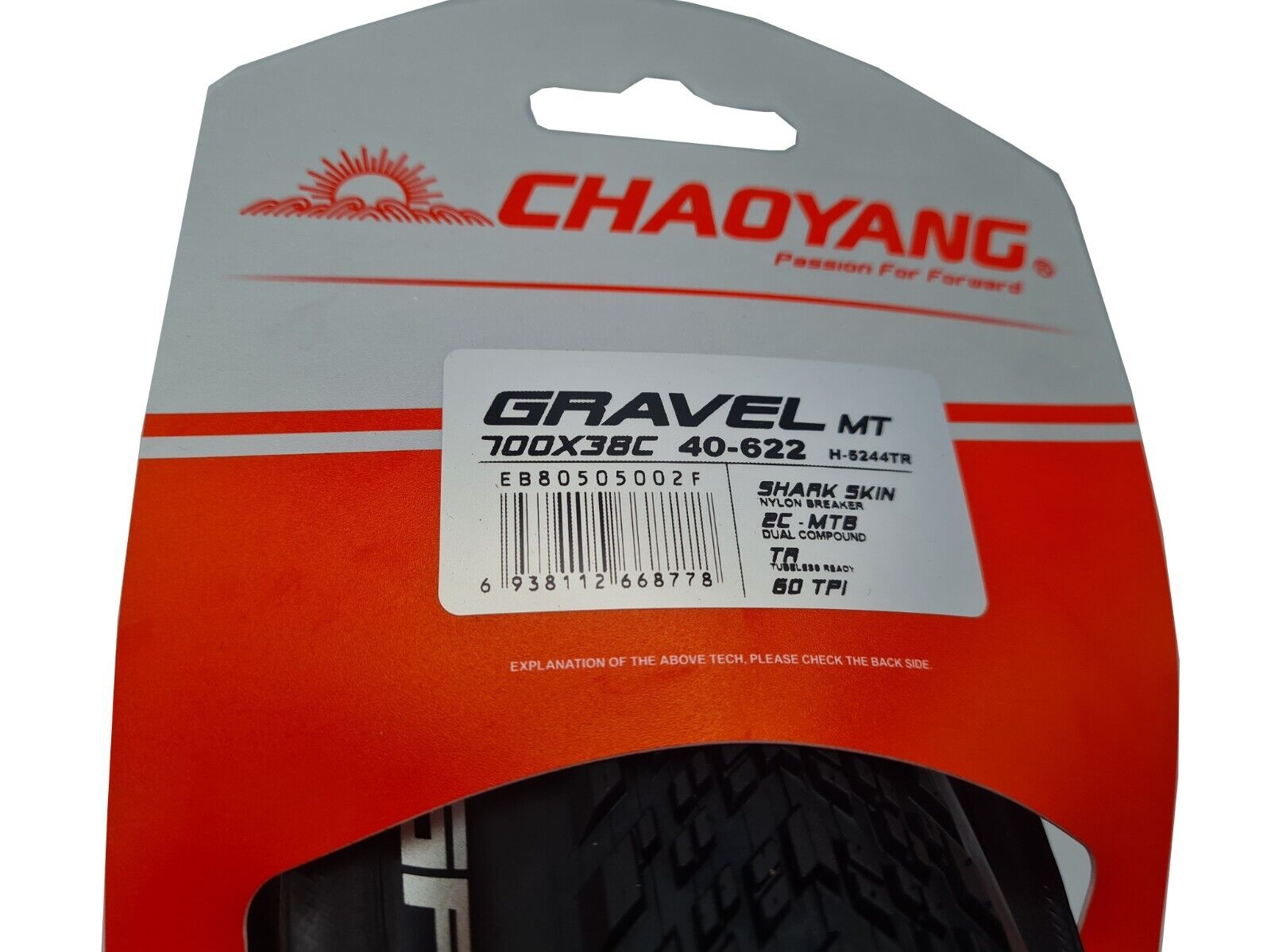 2 Stk. Chaoyang Gravel MT Reifen Tubeless Ready 700x38C 60 TPI Pannenschutz TOP