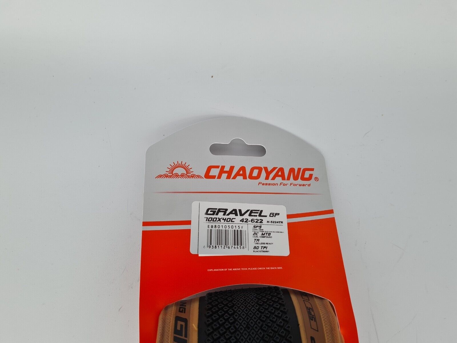 2 Stk. Chaoyang Gravel GP Reifen Tanwall Tubeless Ready Dual Comp 42-622 700x40C