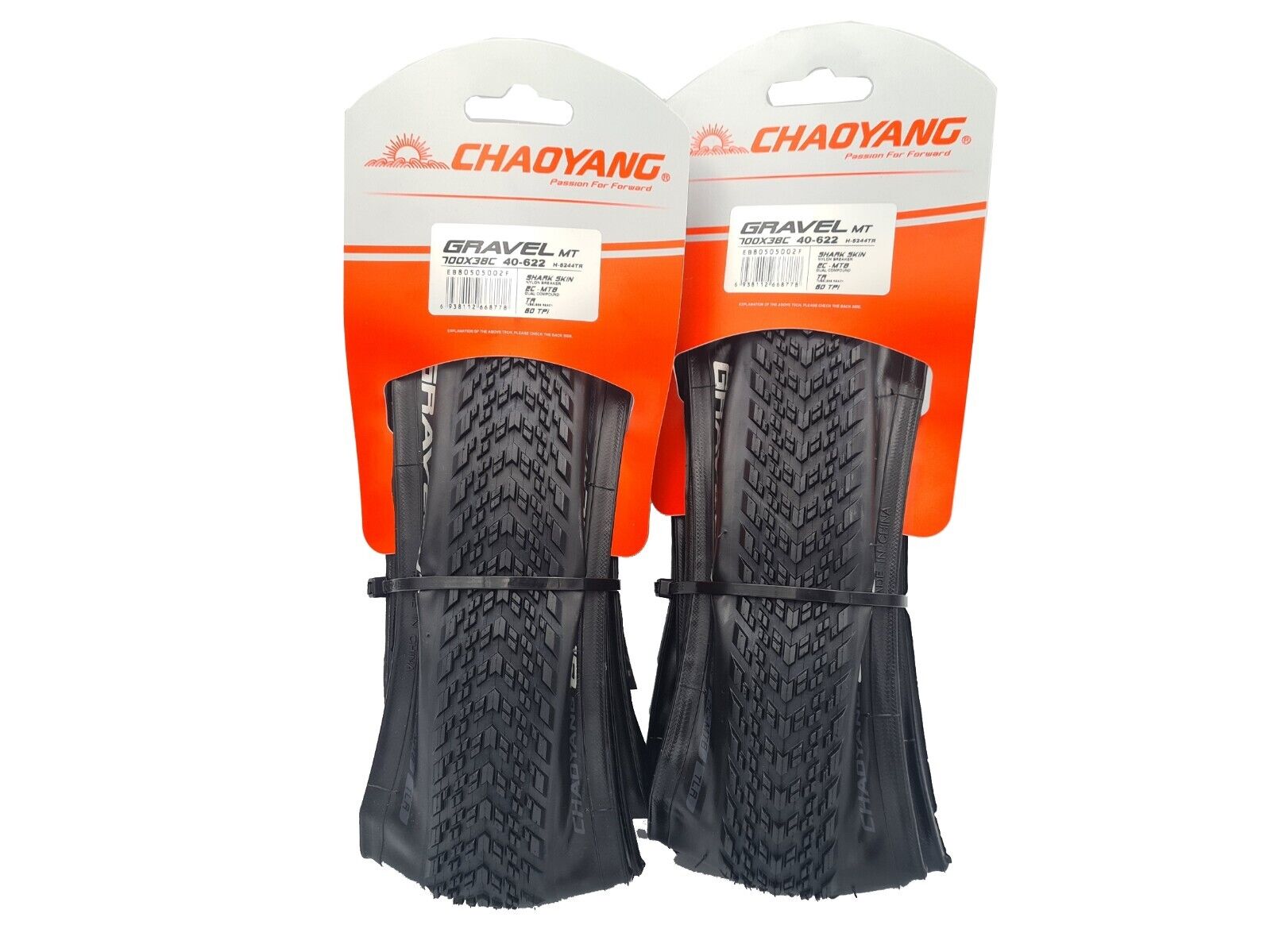 2 Stk. Chaoyang Gravel MT Reifen Tubeless Ready 700x38C 60 TPI Pannenschutz TOP