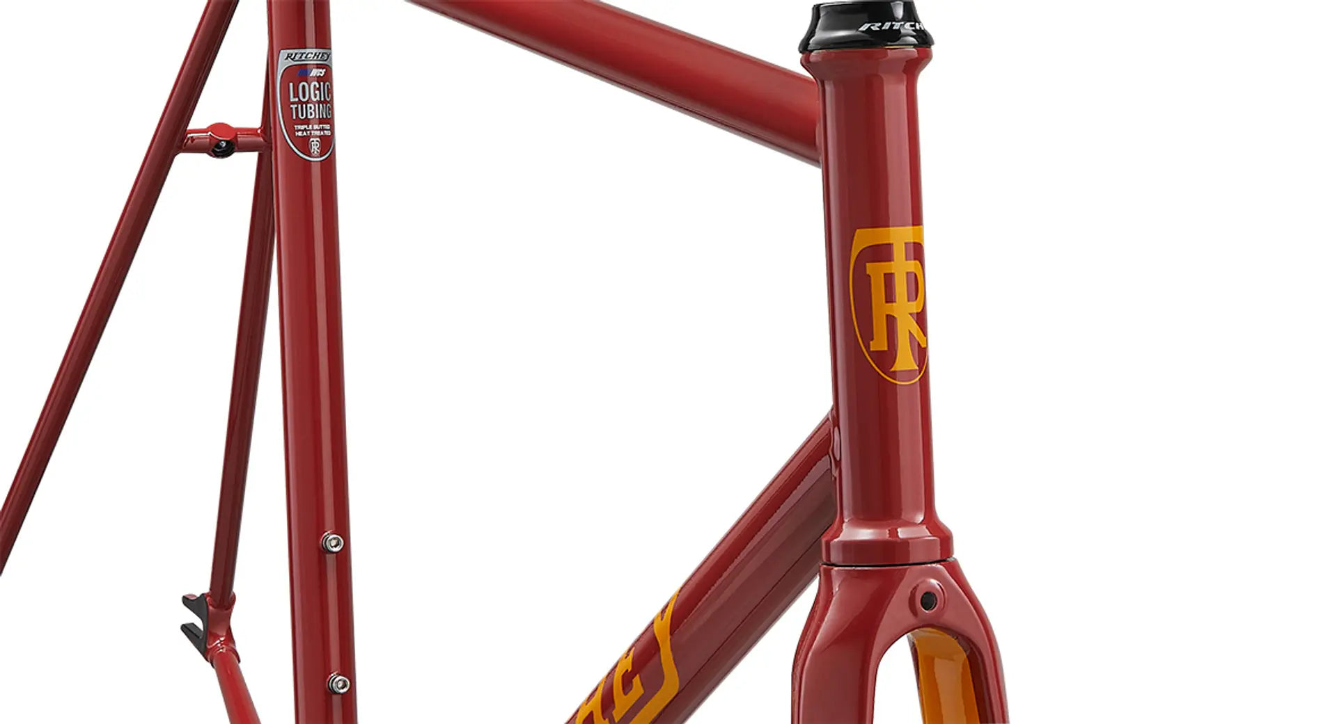 Ritchey Garden City Rahmenset Fixie Single Speed Stahlrahmen Carbon Gabel Scarlet