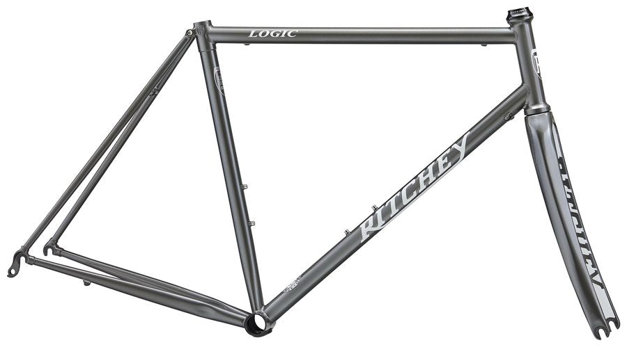 RITCHEY ROAD LOGIC Rahmenset 2025 NEU Felgenbremse Anthracite Gun Metal grey/white