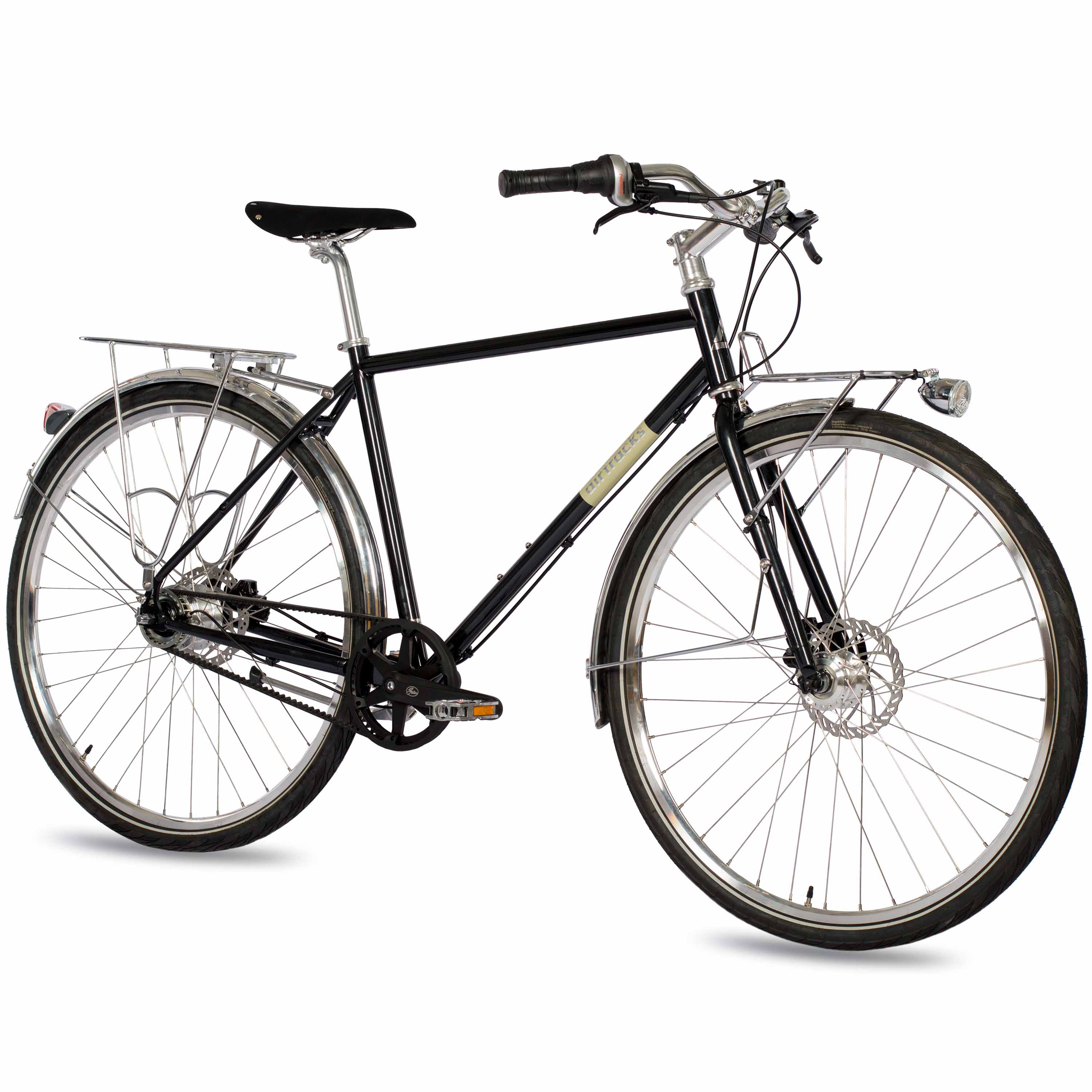 28" Herren Urban Bike City Fahrrad AIRY ONE CrMo GATES CARBON BELT DRIVE Shimano 7 x Gang NEXUS