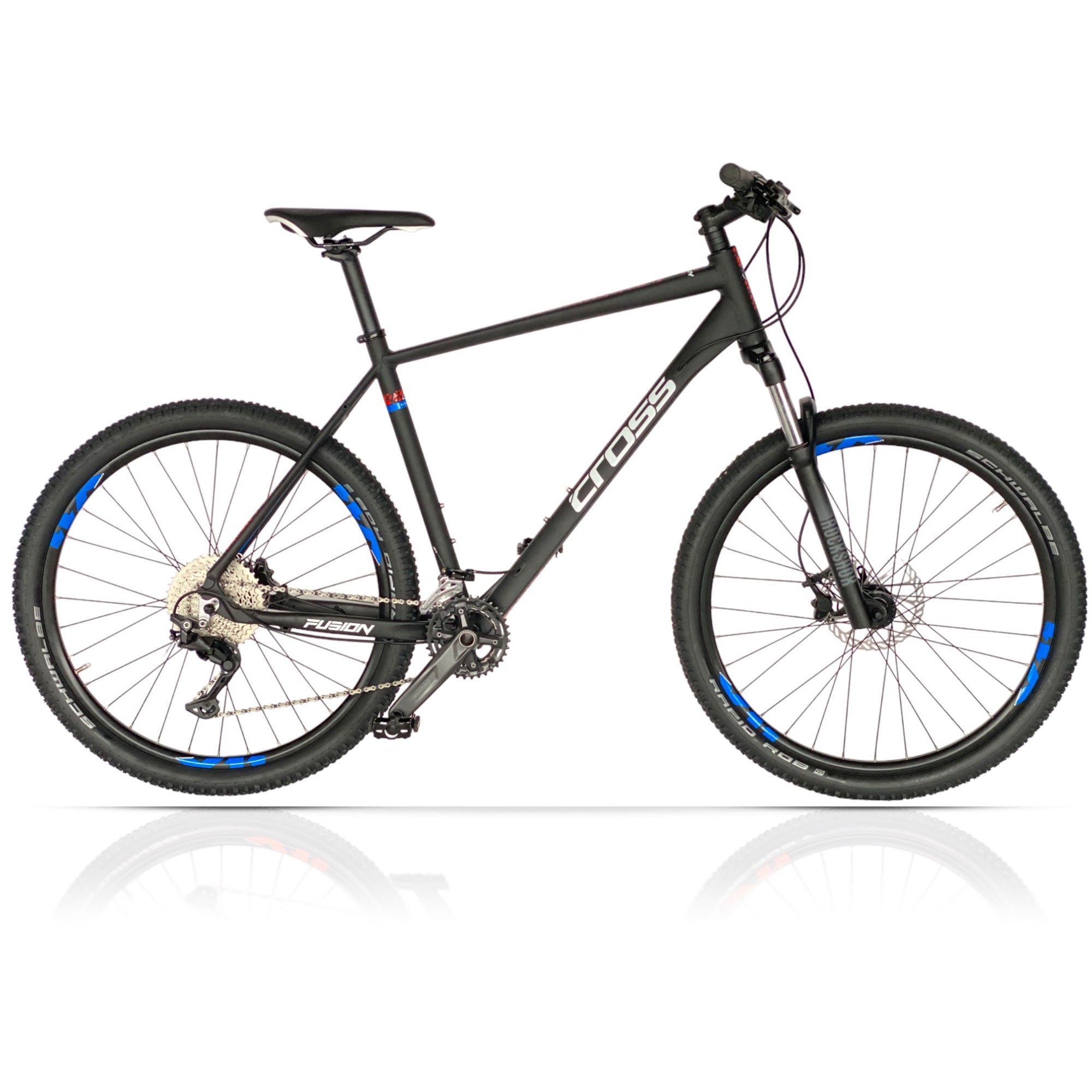 27,5 Zoll Herren MTB Mountainbike FUSION X 1 x 12s Shimano DEORE RD-M6100 SGS, ROCK SHOX JUDY 100mm