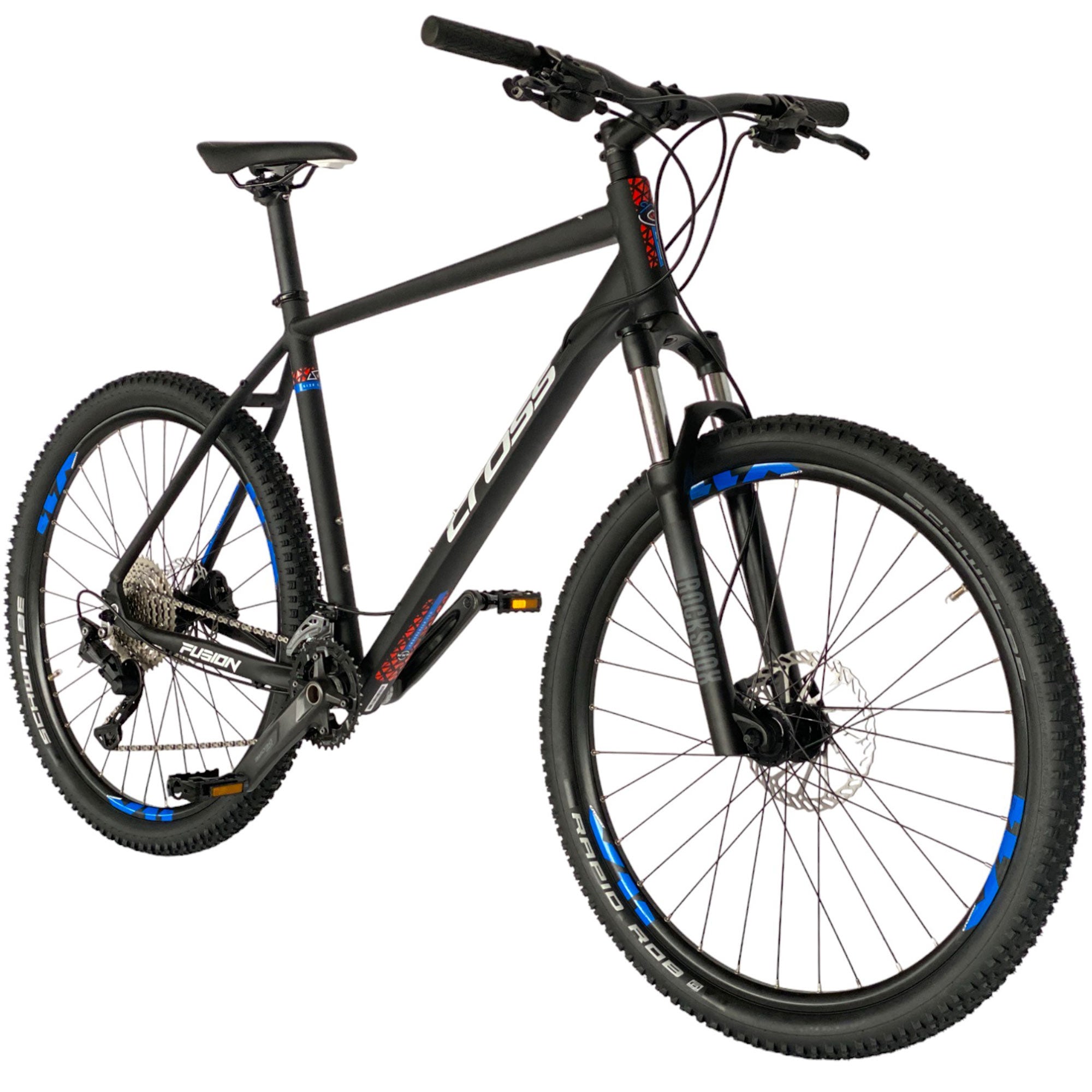 27,5 Zoll Herren MTB Mountainbike FUSION X 1 x 12s Shimano DEORE RD-M6100 SGS, ROCK SHOX JUDY 100mm