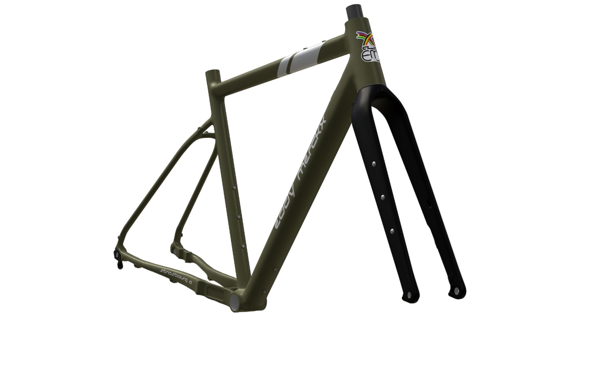 Eddy Merckx Strasbourg A Gravel Rahmenset Alu Carbon Gabel