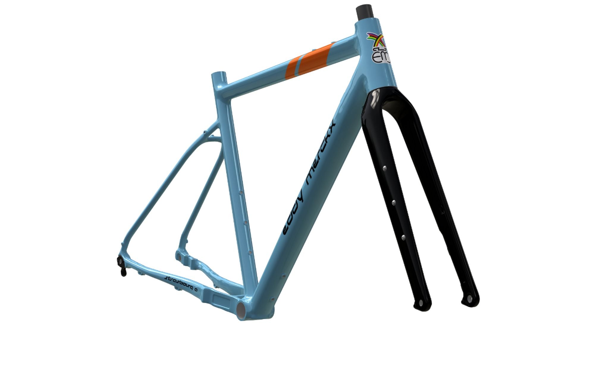 Eddy Merckx Strasbourg A Gravel Rahmenset Alu Carbon Gabel