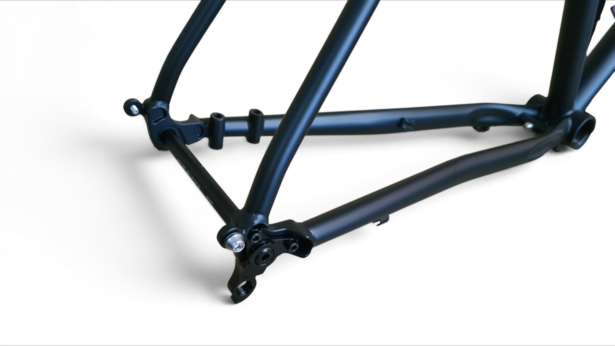 Just Bikes JB04 V2 Gravel Stahl Rahmenset Carbon oder Stahl Gabel 12 Achsen Flat Mount Schwarz Matt
