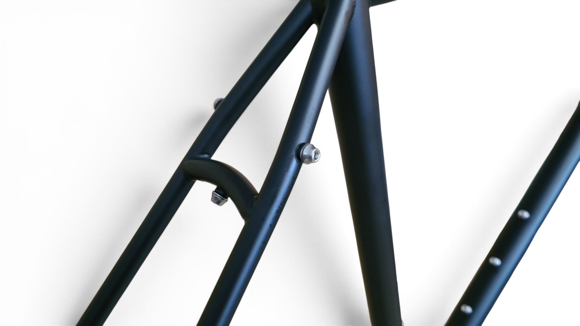 Just Bikes JB04 V2 Gravel Stahl Rahmenset Carbon oder Stahl Gabel 12 Achsen Flat Mount Schwarz Matt