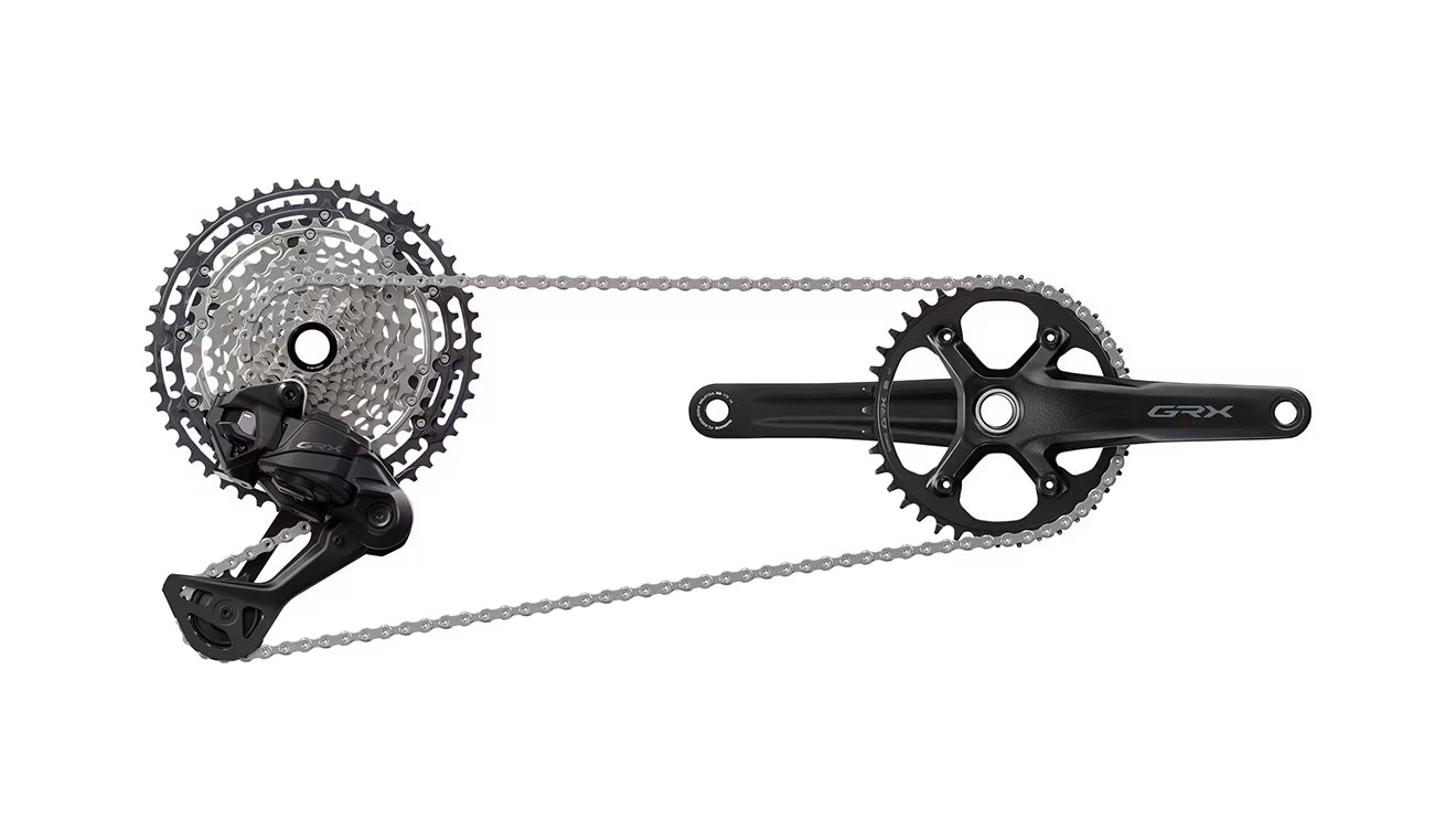 SHIMANO GRX 717 Di2 Komplettgruppe 1x12 40 Zähne / 10-51 Zähne für Gravelbike