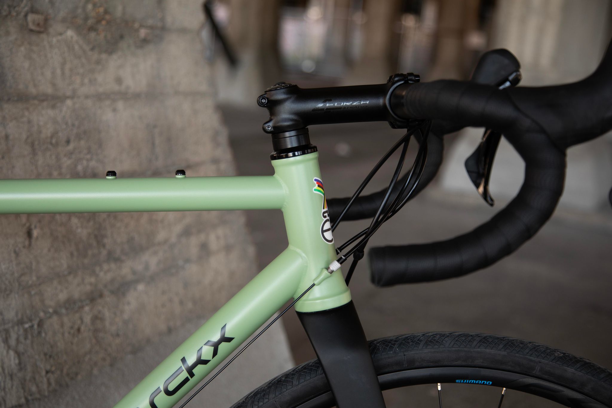 Eddy Merckx Pévèle ST Stahl Gravelbike Shimano GRX400 2x10 Carbon Gabel