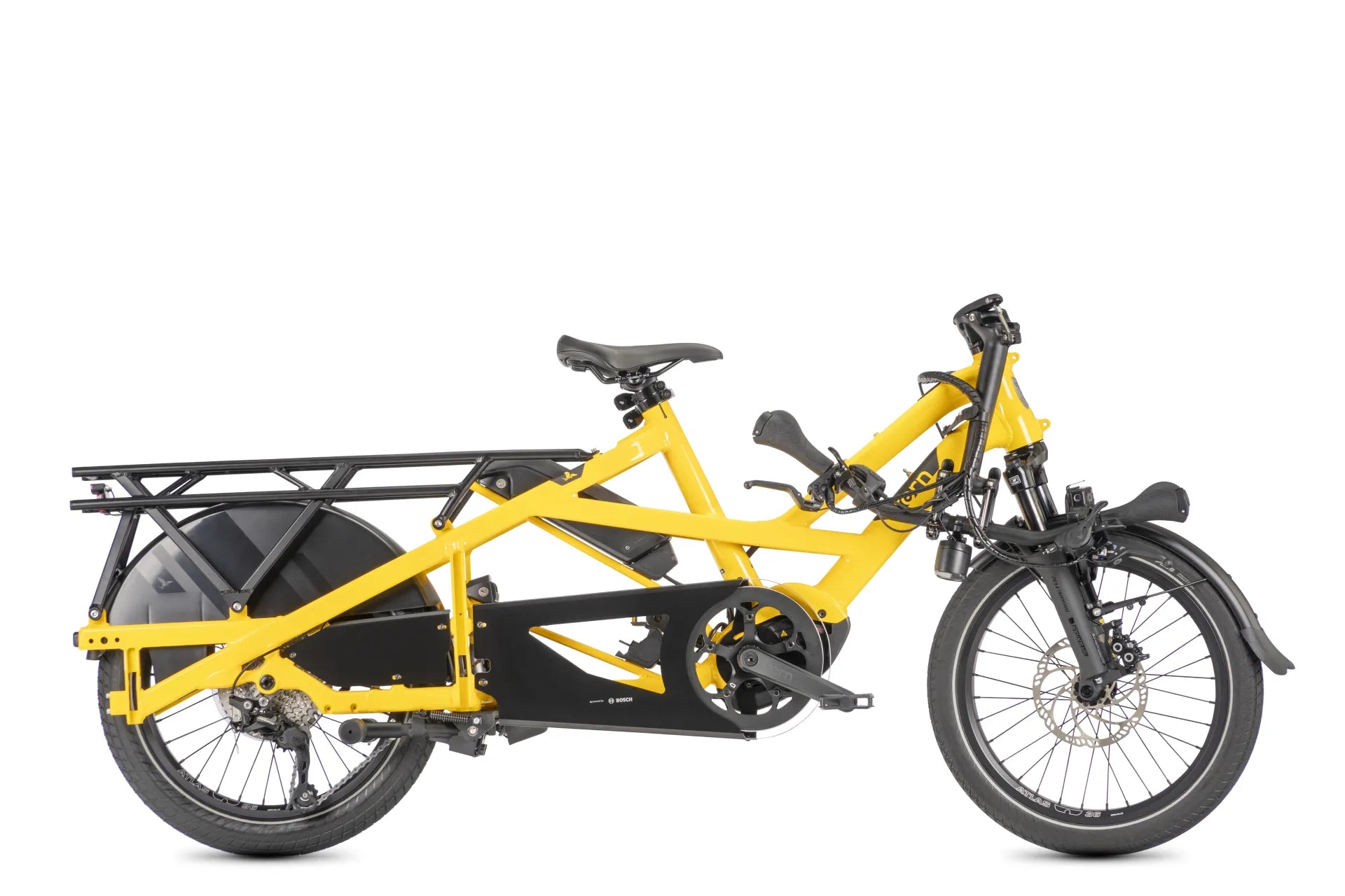 TERN Elektro-Lastenrad Longtail GSD P10 Gen.3 BOSCH Cargoline 500Wh School Bus Yellow