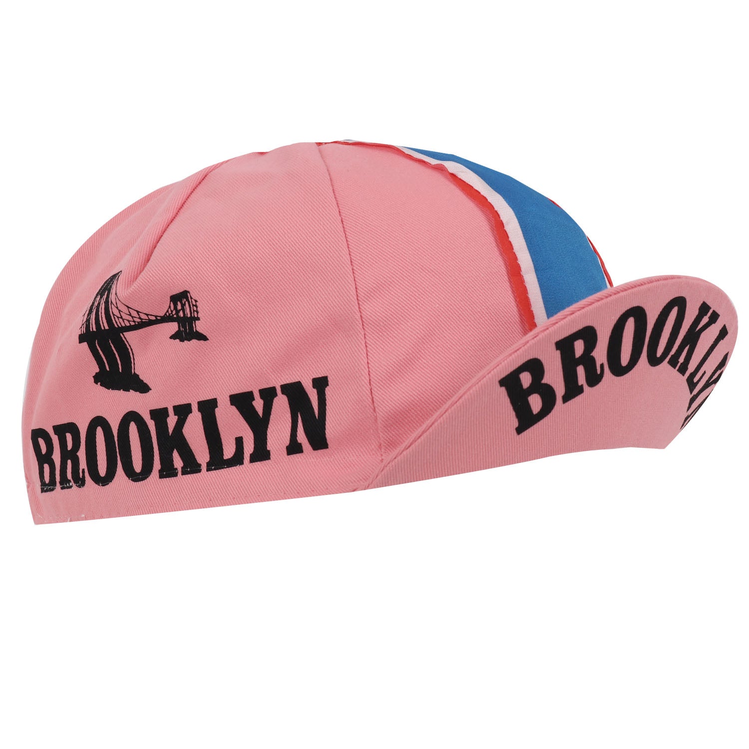 APIS Profi-Rennmützen Retro Style Brooklyn Rosa Cycling Cap