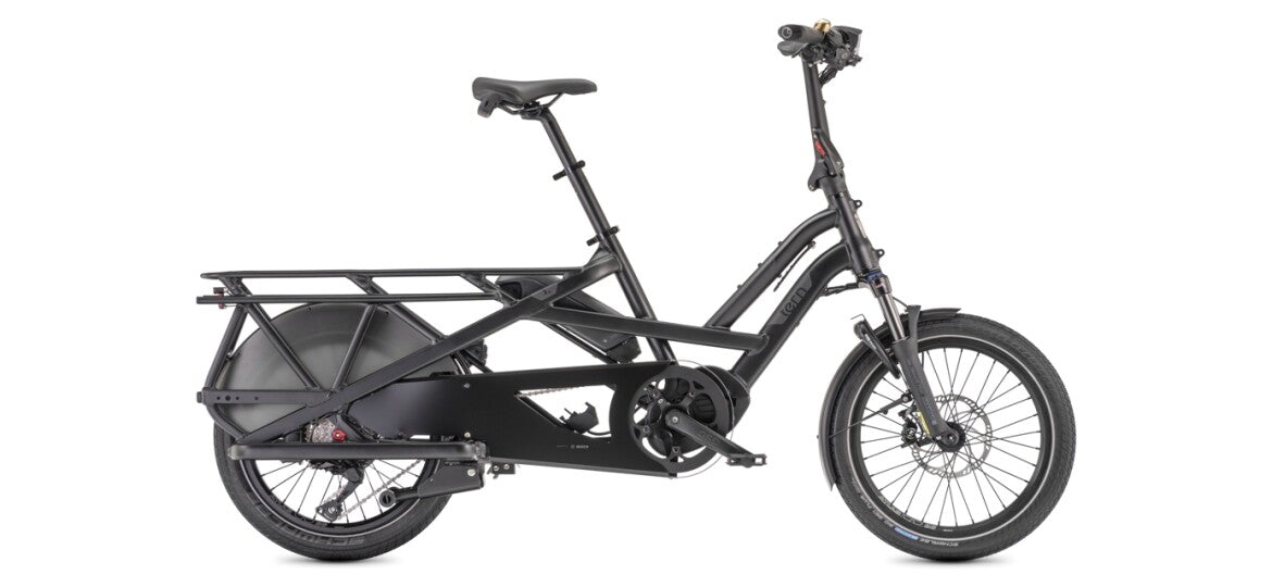 TERN Elektro-Cargorad Lastenrad GSD S10 Bosch Cargo Line-Antrieb 85 Nm 500 Wh satin black