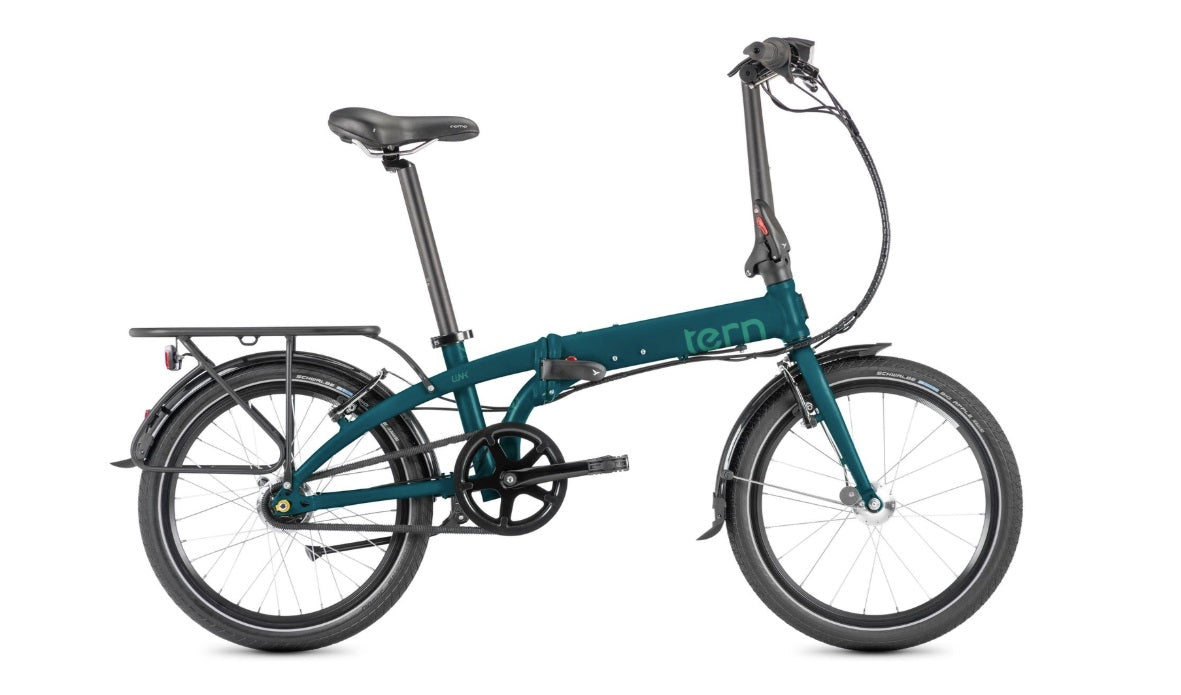 20" Faltrad Klapprad TERN LINK D7i 7-G SHIMANO Nexus Nabenschaltung Beleuchtung satin blue green