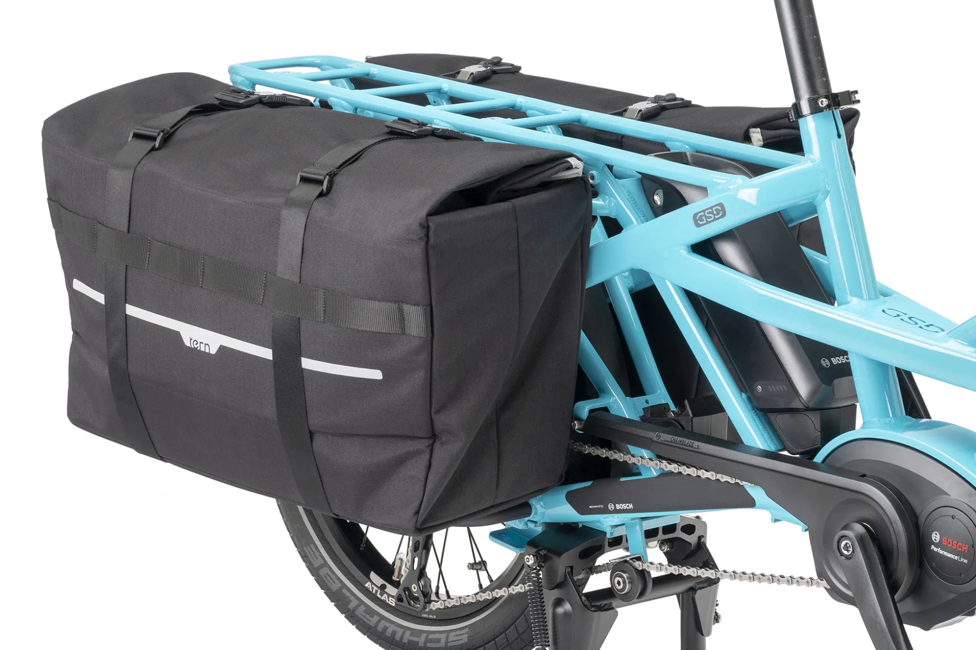 Tern Cargo Hold 52 Panniers für Tern GSD mit über 100 Liter Packvolumen/Paar