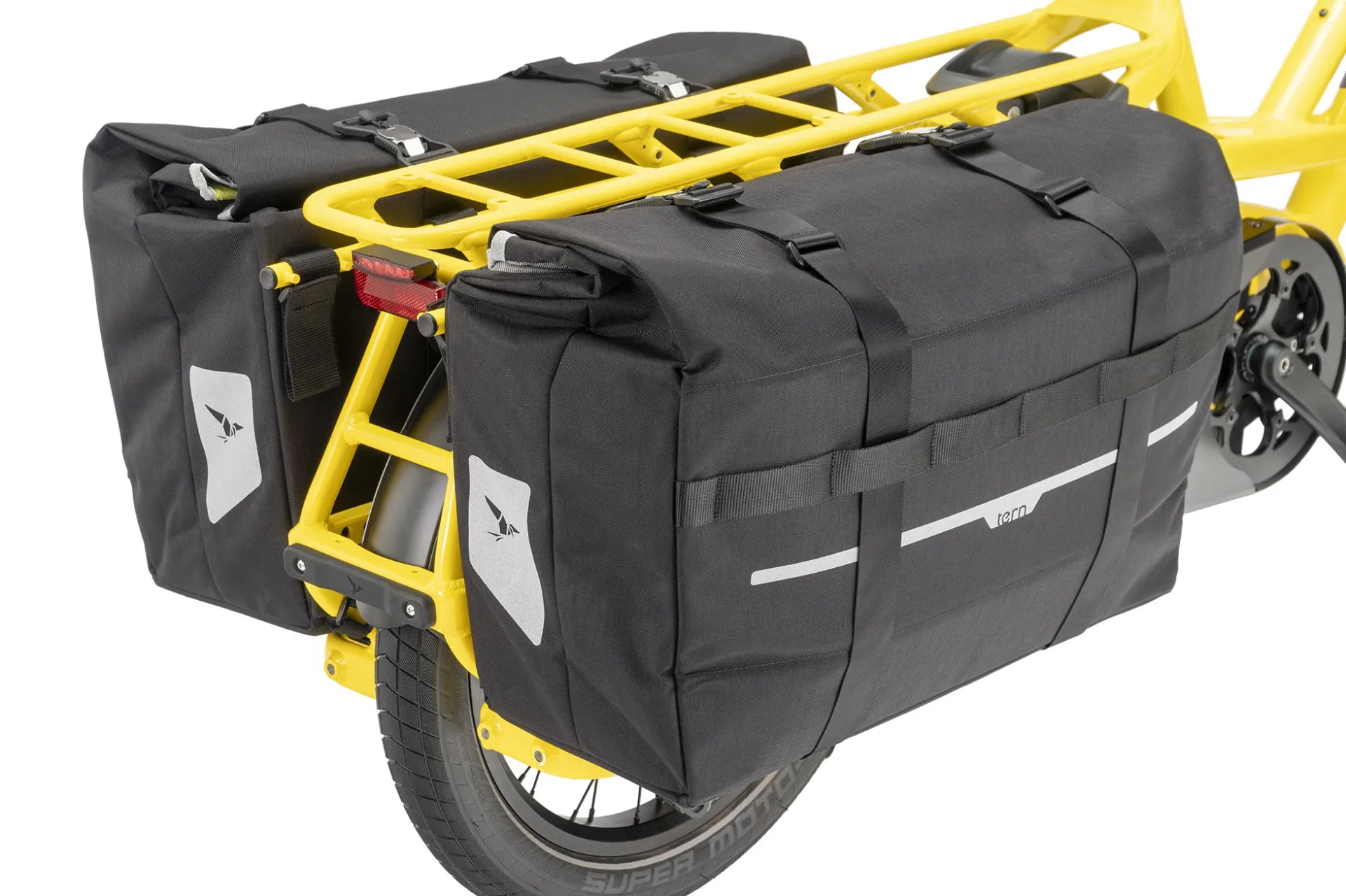 Tern Cargo Hold 52 Panniers für Tern GSD mit über 100 Liter Packvolumen/Paar