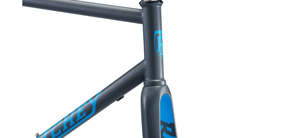 Ritchey Road Logic Disc Rahmenset Grey/Blau Logo