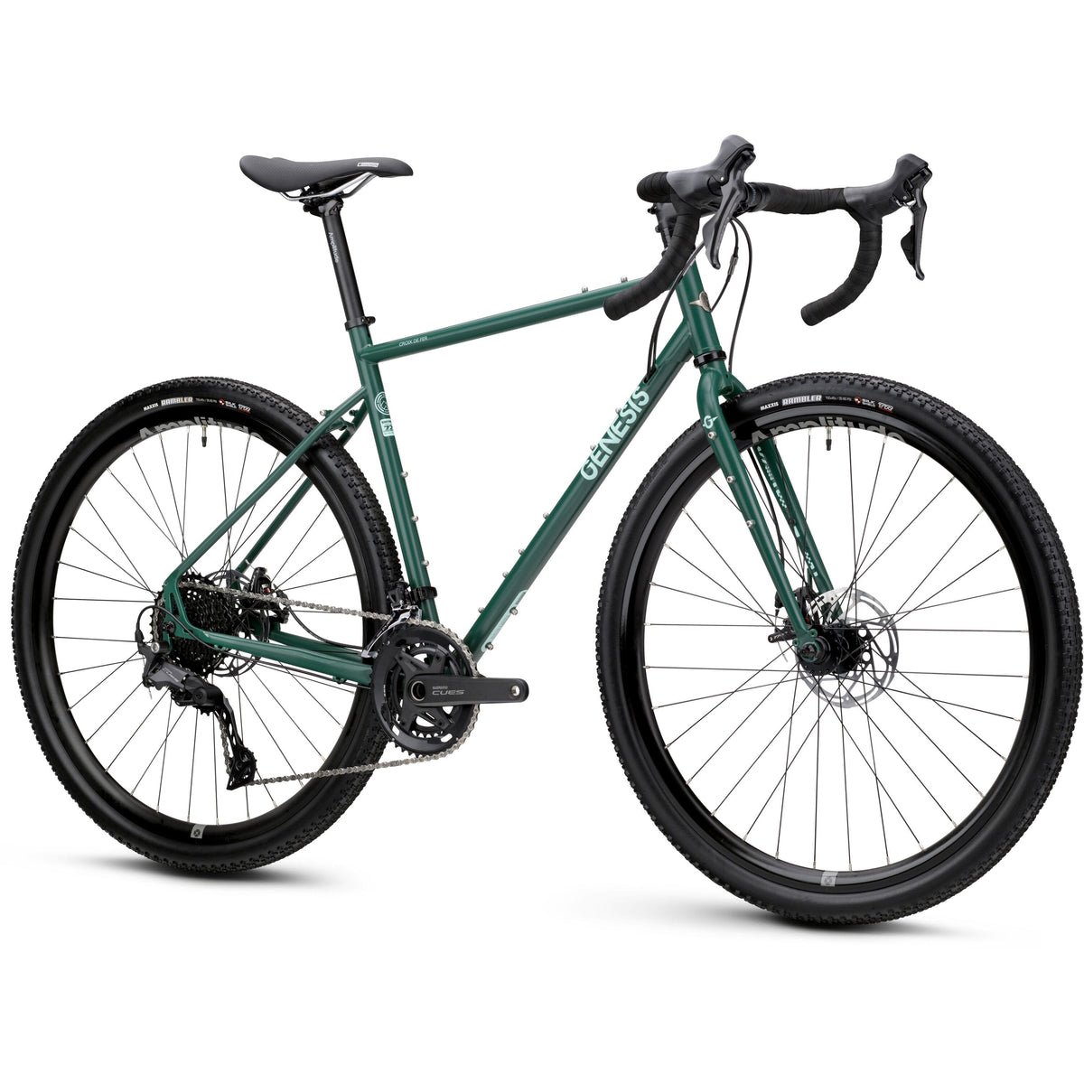 Genesis Croix De Fer 20 Reynolds 725 CrMo Stahlrohrsatz Gravel Bike Shimano Cues 2x10 Diana Moss