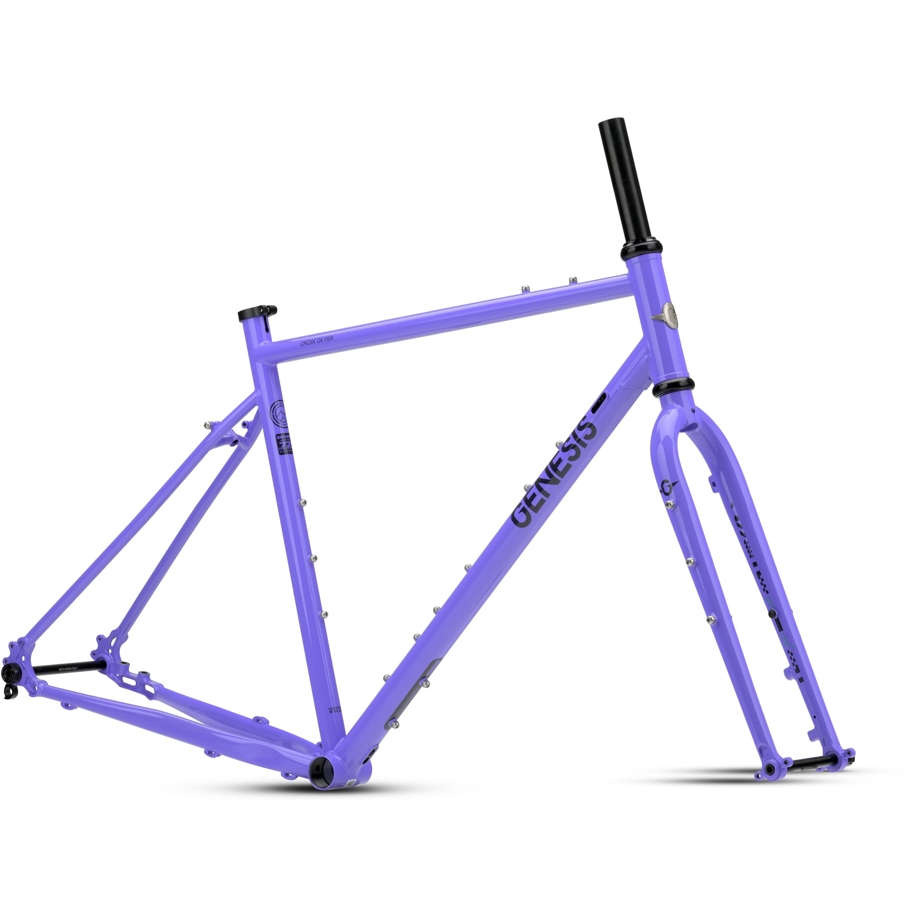 Genesis Croix De Fer 725 Stahl Gravel Rahmenset Reynolds 725 CrMo Stahlrohrsatz