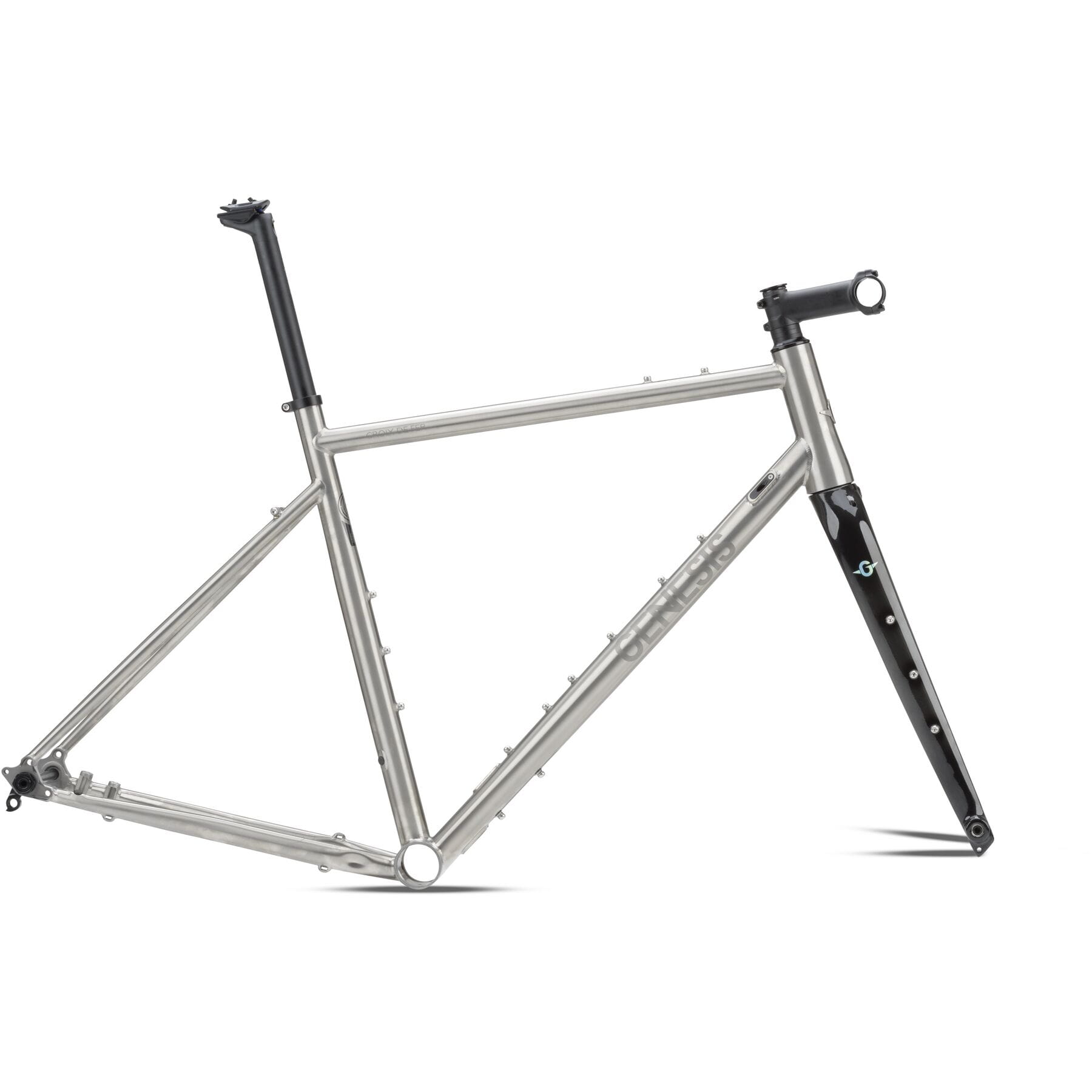Genesis Croix de Fer Ti Rahmen Titan Gravel Rahmenset Carbon Gabel Luther Van Gloss