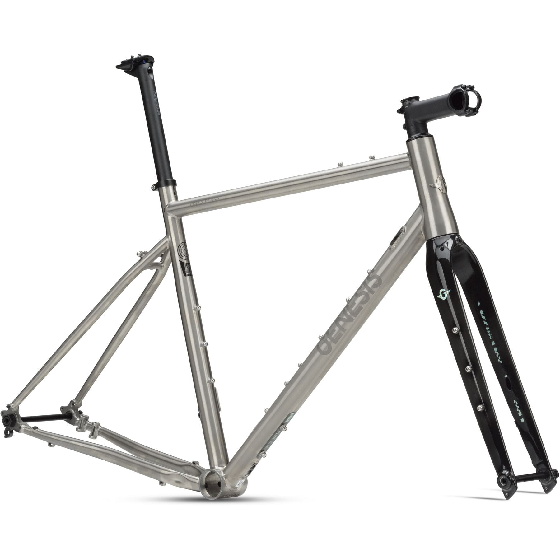 Genesis Croix de Fer Ti Rahmen Titan Gravel Rahmenset Carbon Gabel Luther Van Gloss