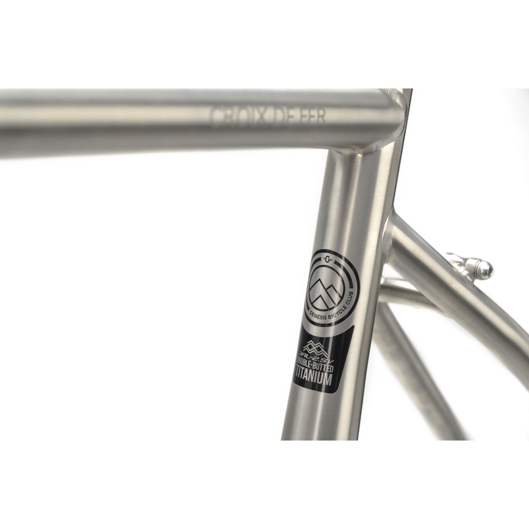Genesis Croix de Fer Ti Rahmen Titan Gravel Rahmenset Carbon Gabel Luther Van Gloss