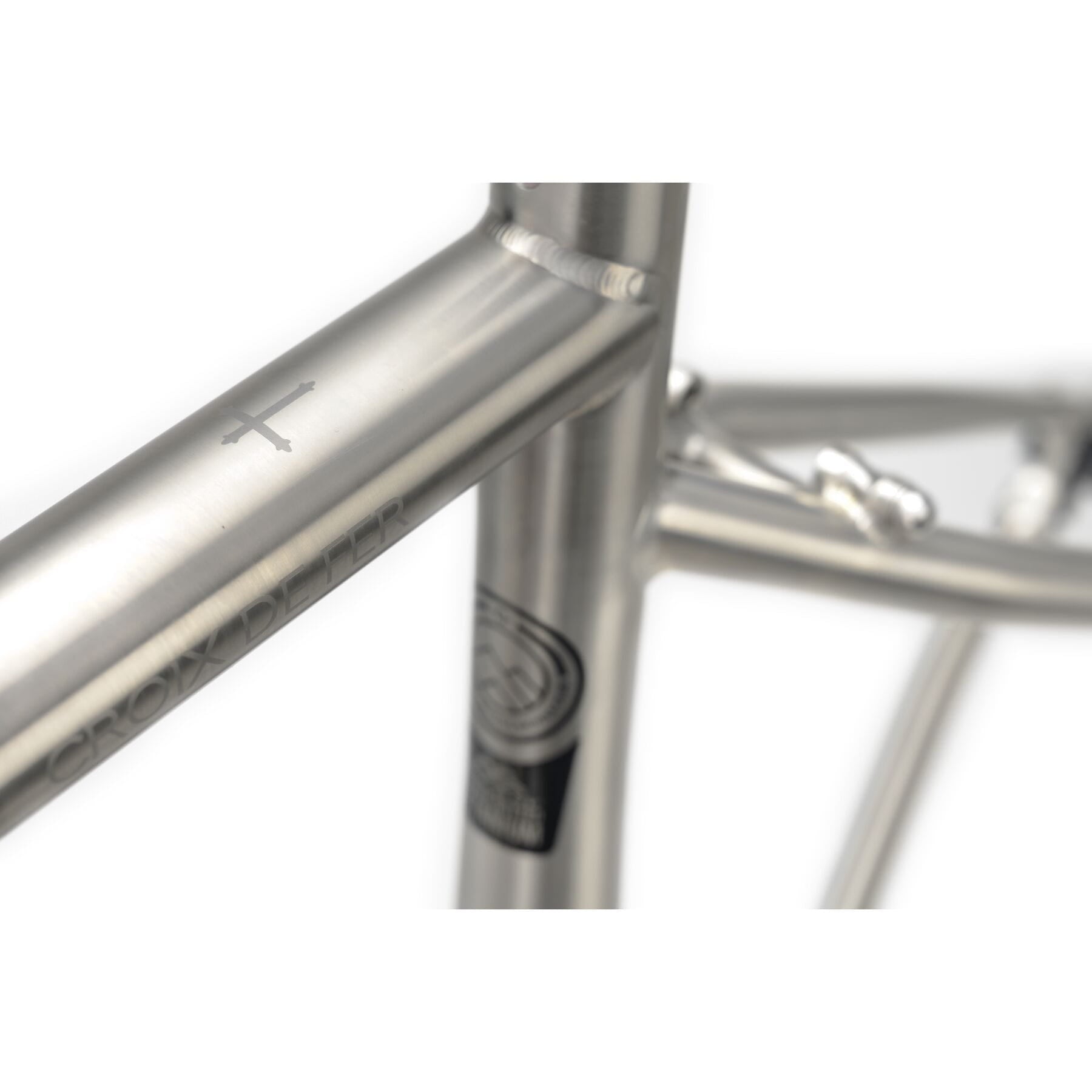 Genesis Croix de Fer Ti Rahmen Titan Gravel Rahmenset Carbon Gabel Luther Van Gloss