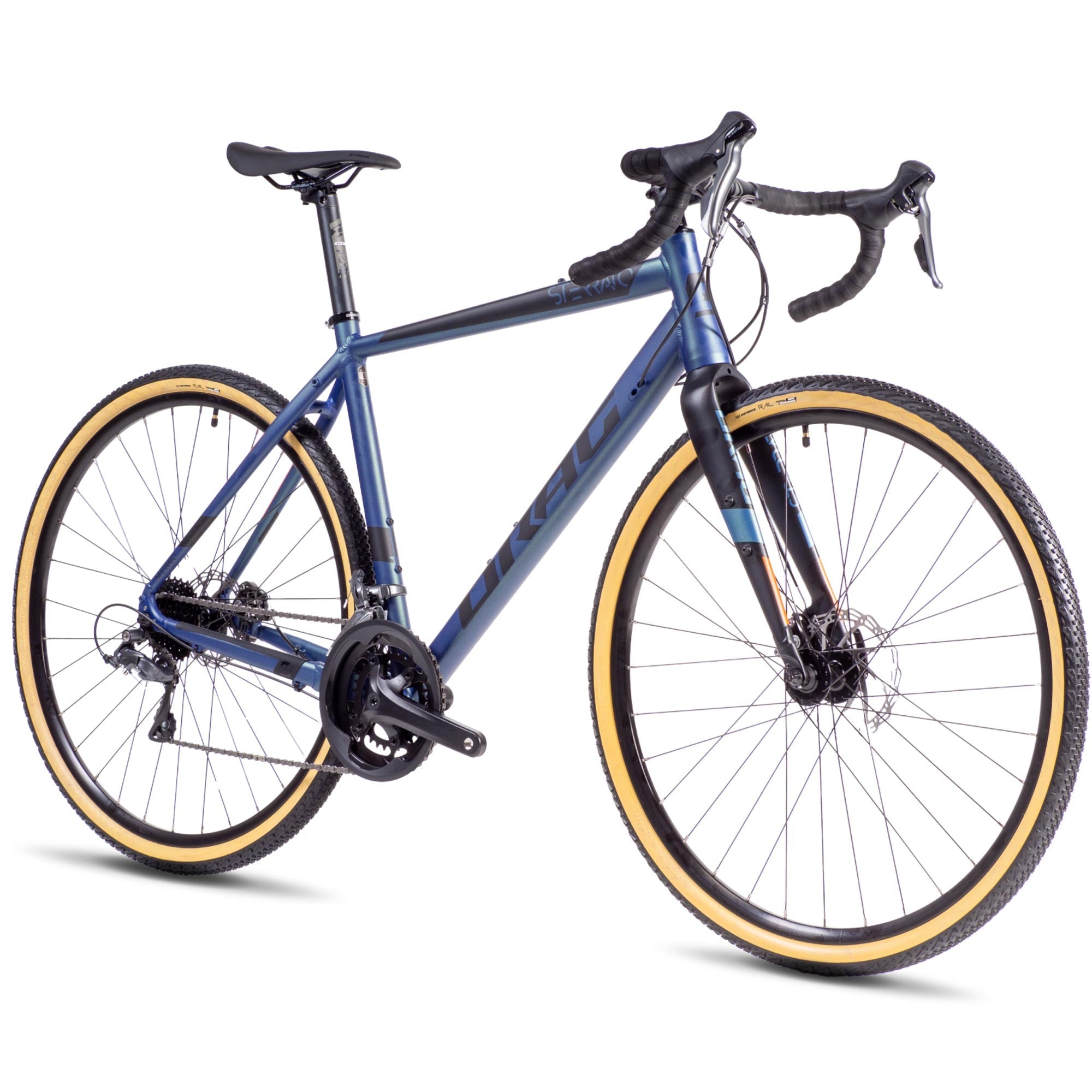 28 Zoll Herren Gravel Bike STERRATO 3.0 Fahrrad 2 x 8 Gang Shimano CLARIS R2000 Blue