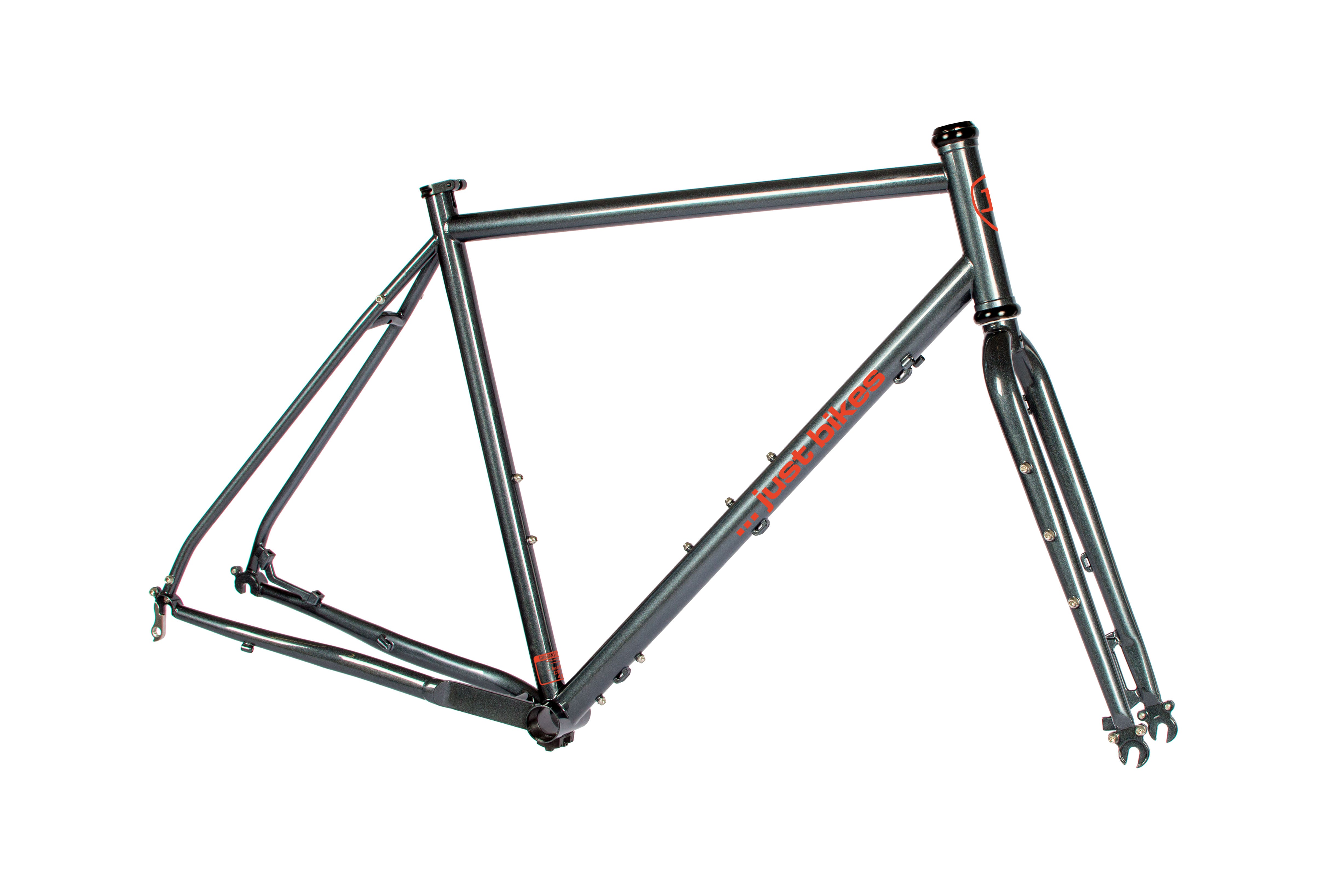 Just Bikes JB02 Gravel frameset steel frame steel fork PM QR