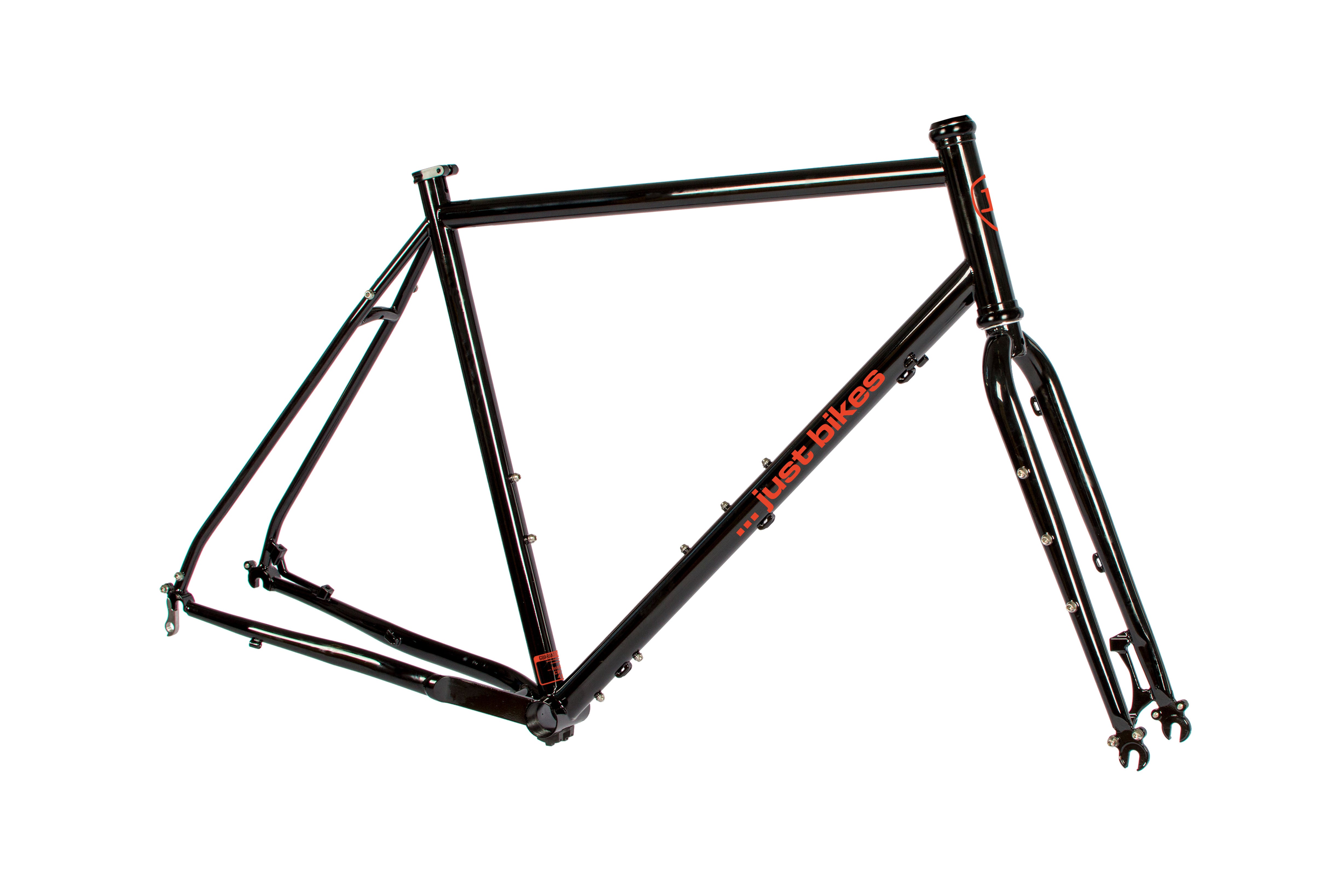 Just Bikes JB02 Gravel frameset steel frame steel fork PM QR