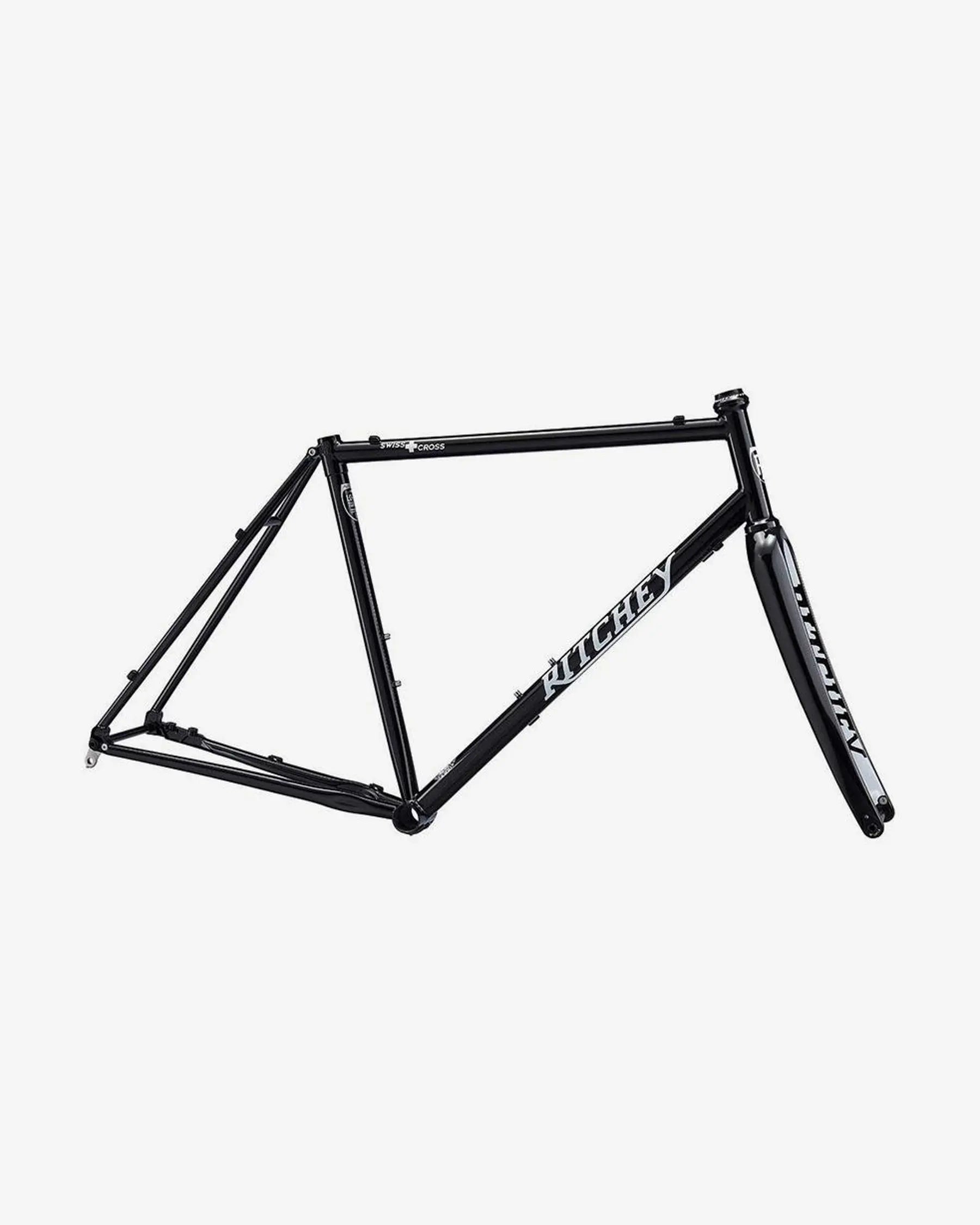 Ritchey Swiss Cross V3 frame set carbon fork white red
