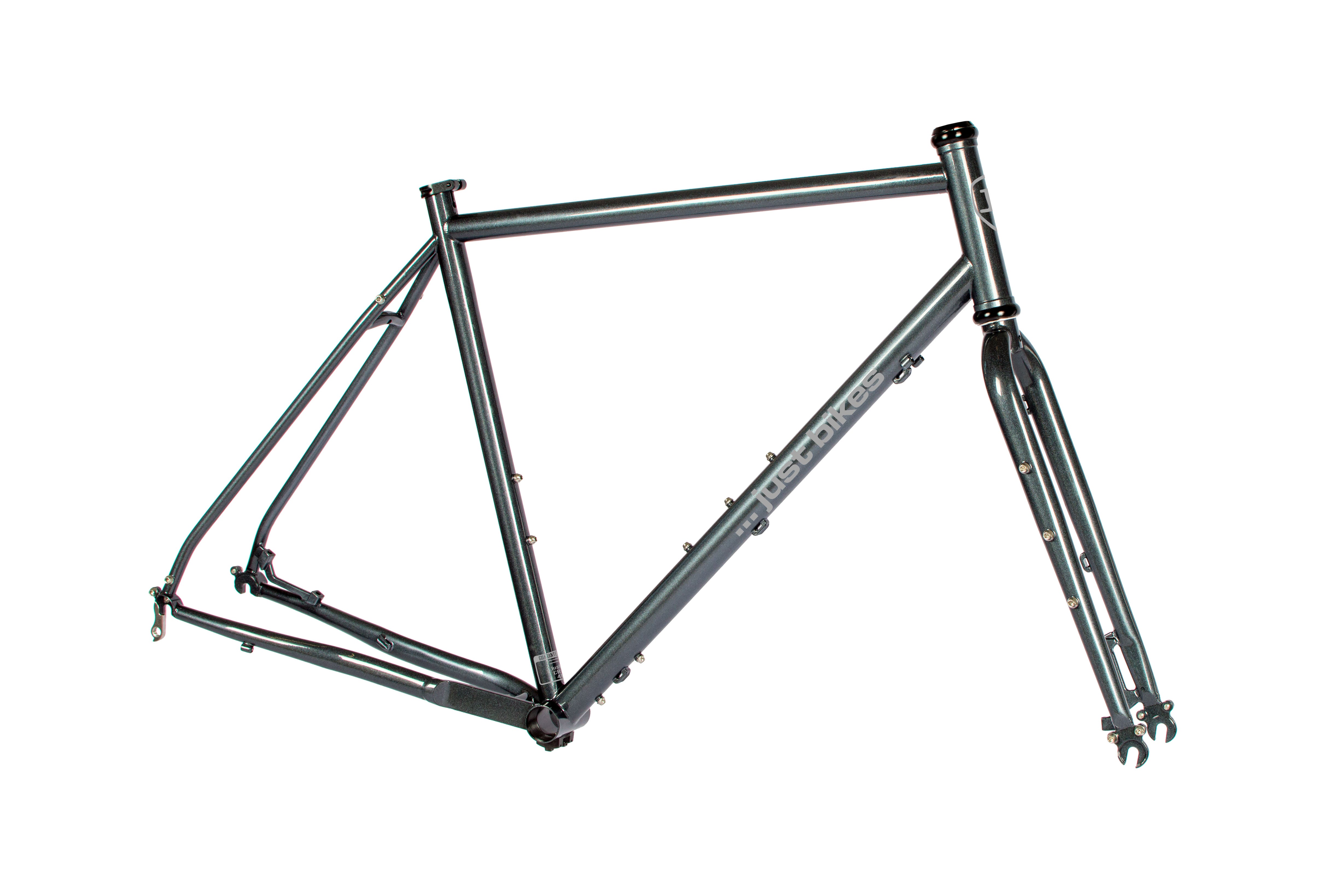 Just Bikes JB02 Gravel frameset steel frame steel fork PM QR
