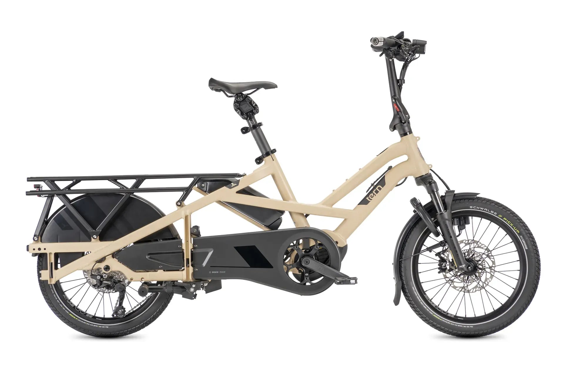 Tern GSD S10 Gen.3 Longtail Lastenrad Bosch Smart System 545Wh Satin Beige eBike ABS