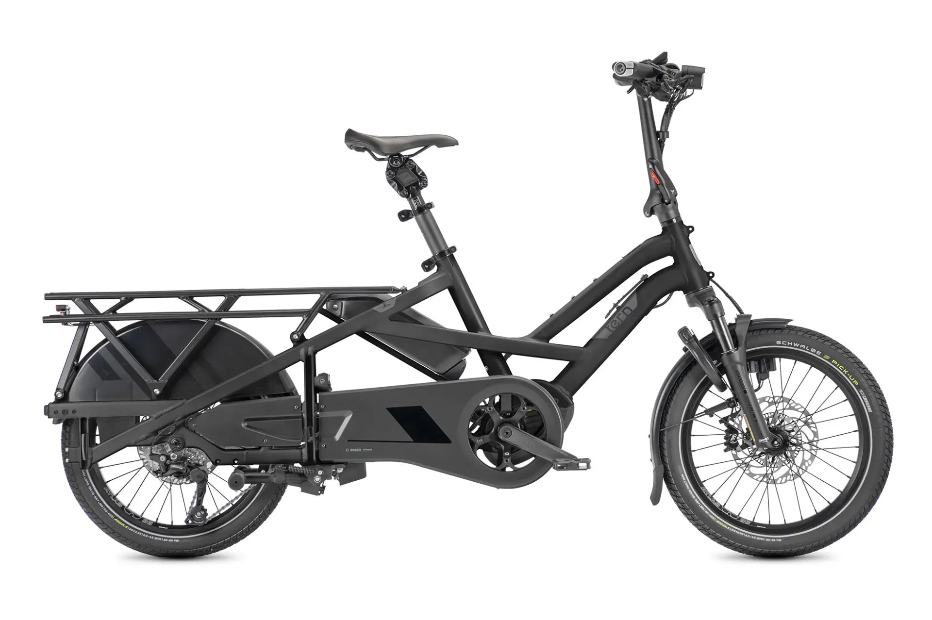 Tern GSD S10 Gen.3 Longtail Lastenrad Bosch Smart System 545Wh Satin Black eBike ABS